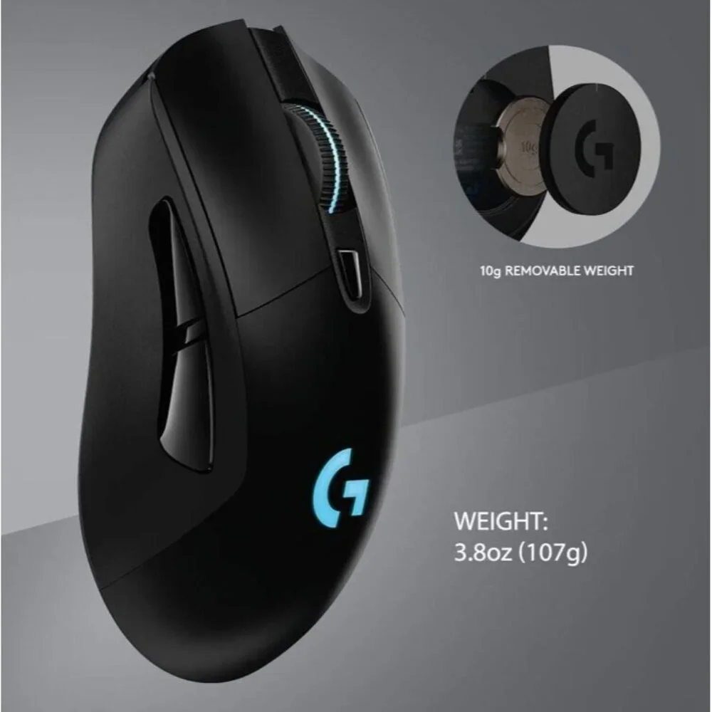 LOGITECH G703 Lightspeed Wireless Gaming Mouse with PowerPlay / Black